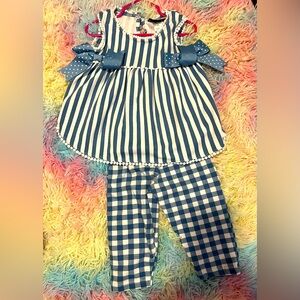 Rare Editions 2 Piece 3T Girls Outfit